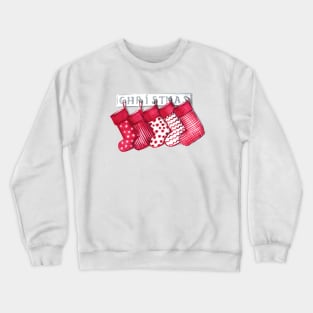 Christmas Socks Crewneck Sweatshirt